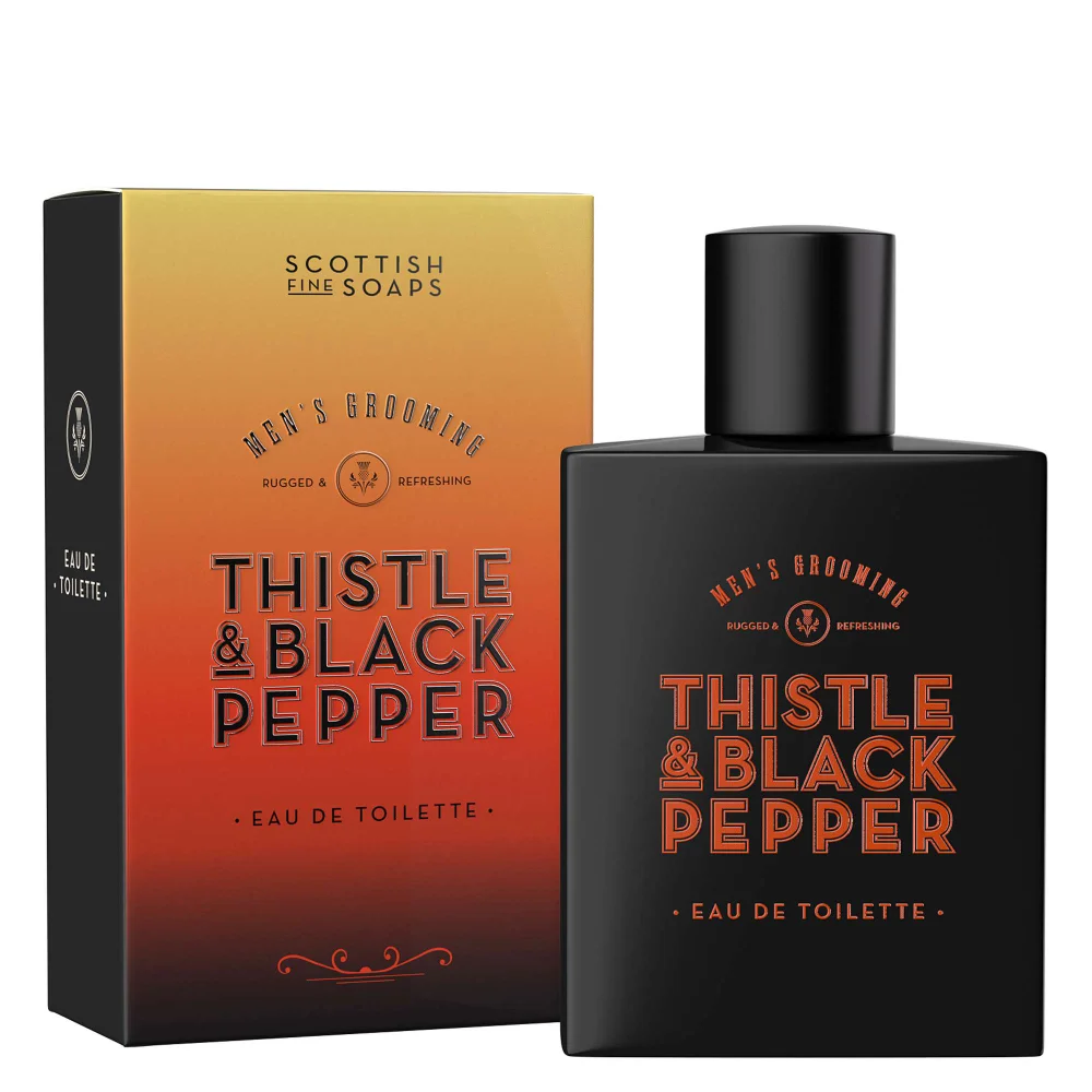 Scottish Fine Soaps Company Thistle & Black Pepper Eau de Toilette 100ml Image 1