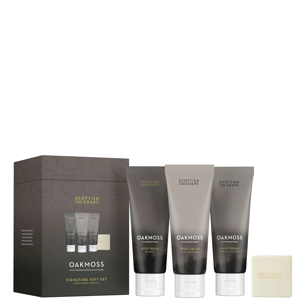Scottish Fine Soaps Company Oakmoss Signature Gift Set (Worth £26.95) Image 1