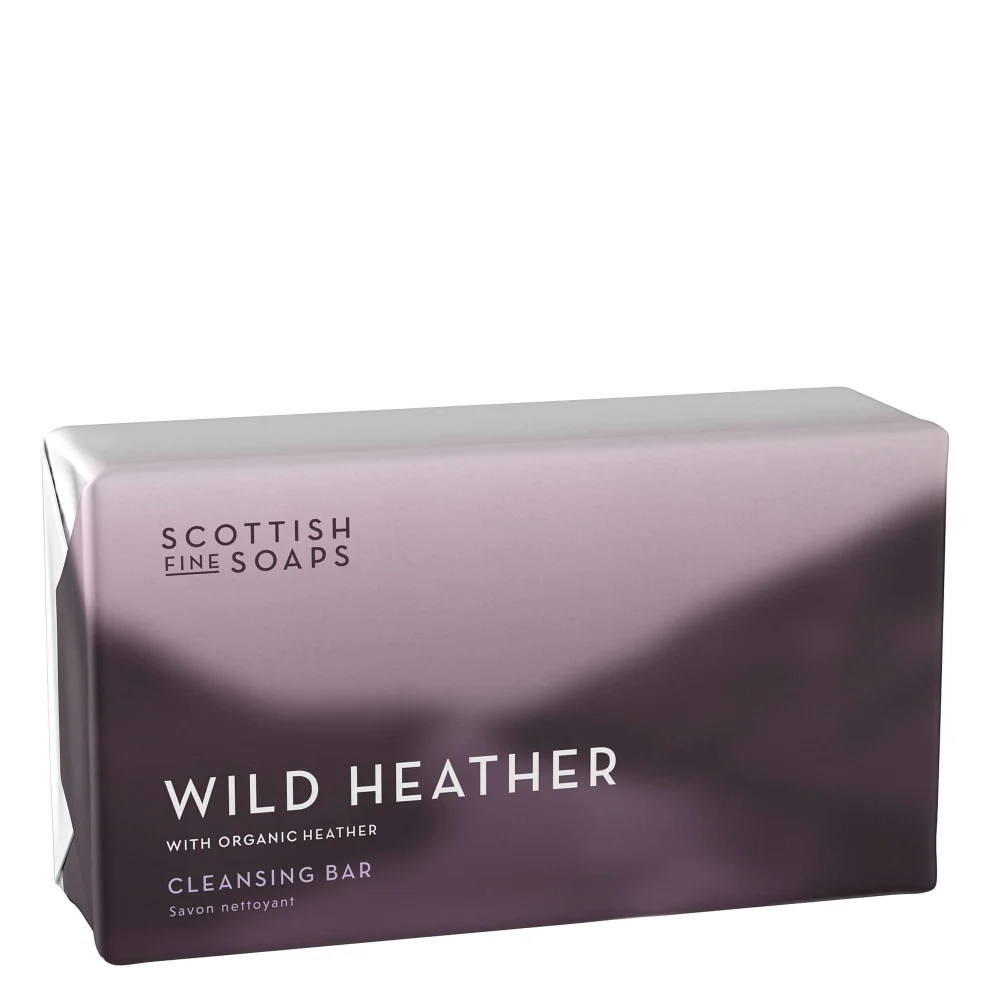 Scottish Fine Soaps Company Wild Heather Cleansing Bar 220g Image 1