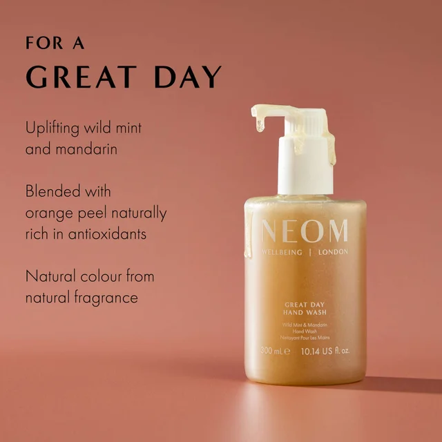 Neom Wellbeing London Great Day Hand Wash Refill 600ml