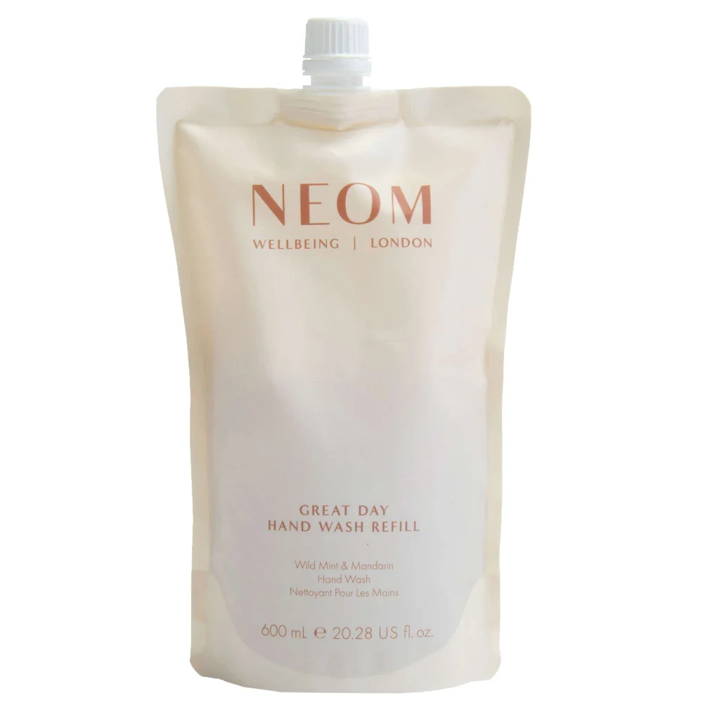 Neom Wellbeing London Great Day Hand Wash Refill 600ml Image 1