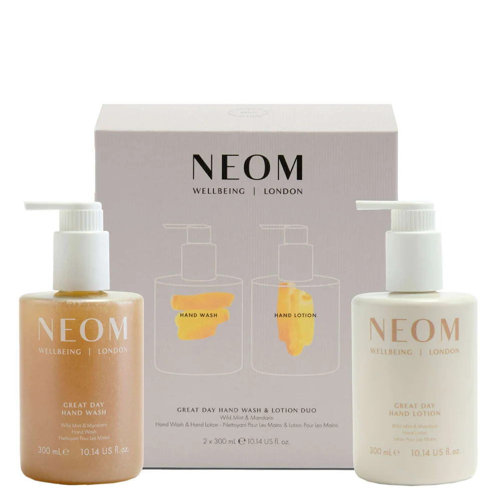 Neom Wellbeing London Great Day Hand Wash & Lotion Duo Image 1