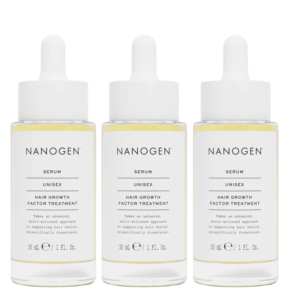 Nanogen Trio: Hair Thickening Treatments for Everyone Hair Growth Factor Serum 30ml x 3 Image 1