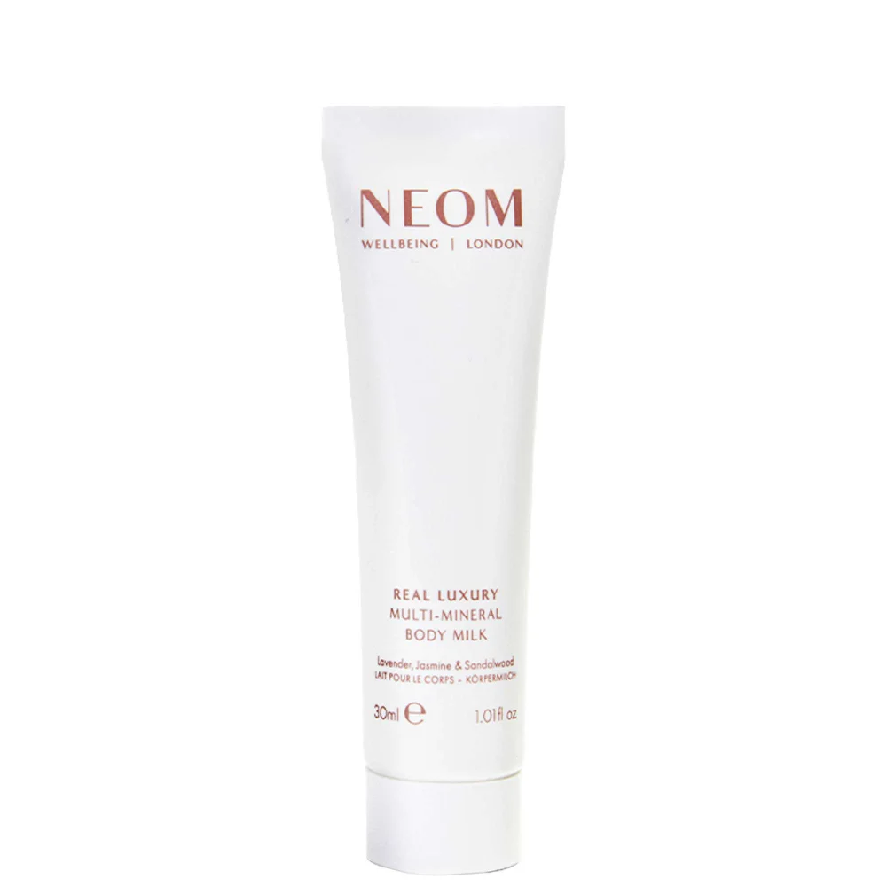 Neom Wellbeing London Scent To De-Stress Real Luxury Multi-Mineral Body Milk 30ml Image 1