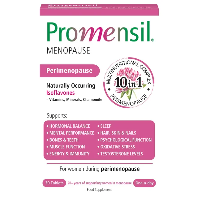 Promensil Women's Health Supplements Perimenopause x30 Tablets One Month Supply