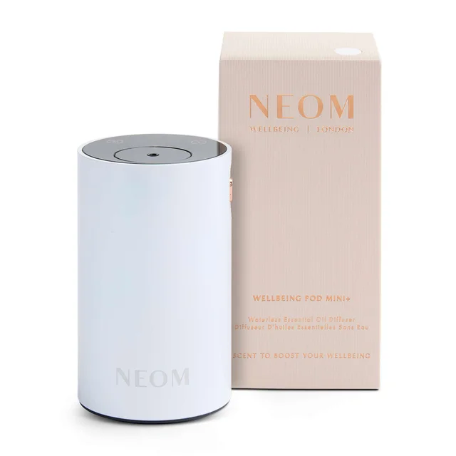 Neom Wellbeing London Pod Mini+ Waterless Essential Oil Diffuser White