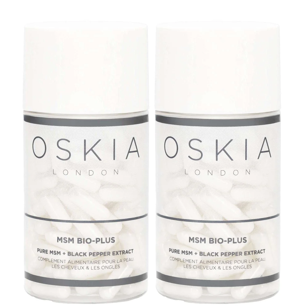 Oskia MSM Bio-Plus Pure MSM + Black Pepper Extract 2 x 120 Capsules Image 1