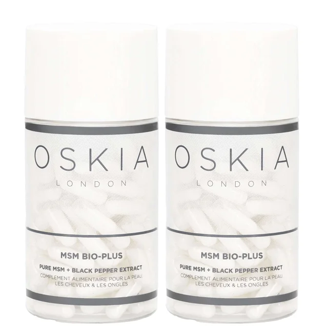 Oskia MSM Bio-Plus Pure MSM + Black Pepper Extract 2 x 120 Capsules