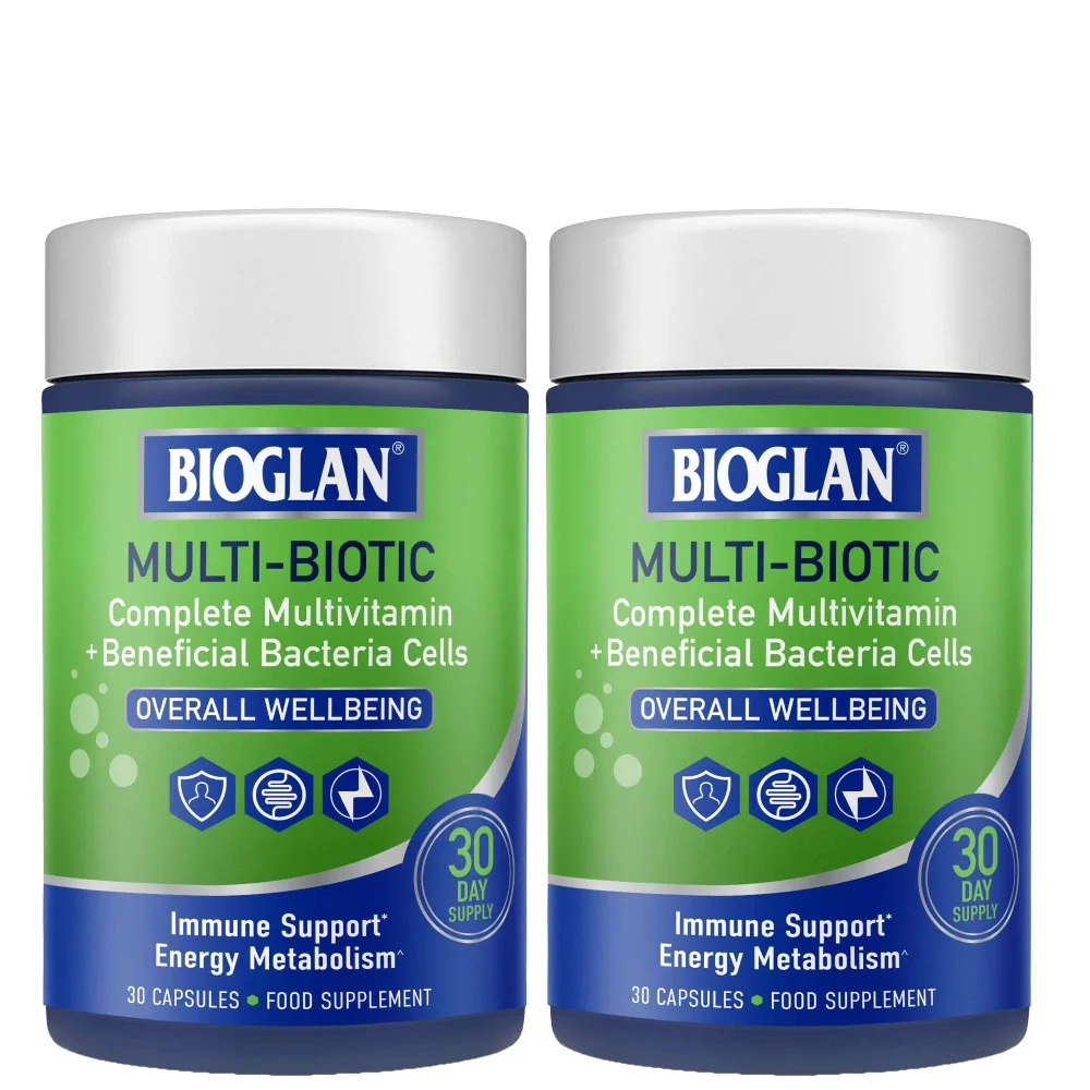 Bioglan Multi-Biotic Immune Support Energy Metabolism 2 x 30 Capsules Image 1