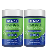 Bioglan Multi-Biotic Immune Support Energy Metabolism 2 x 30 Capsules - undefined undefined
