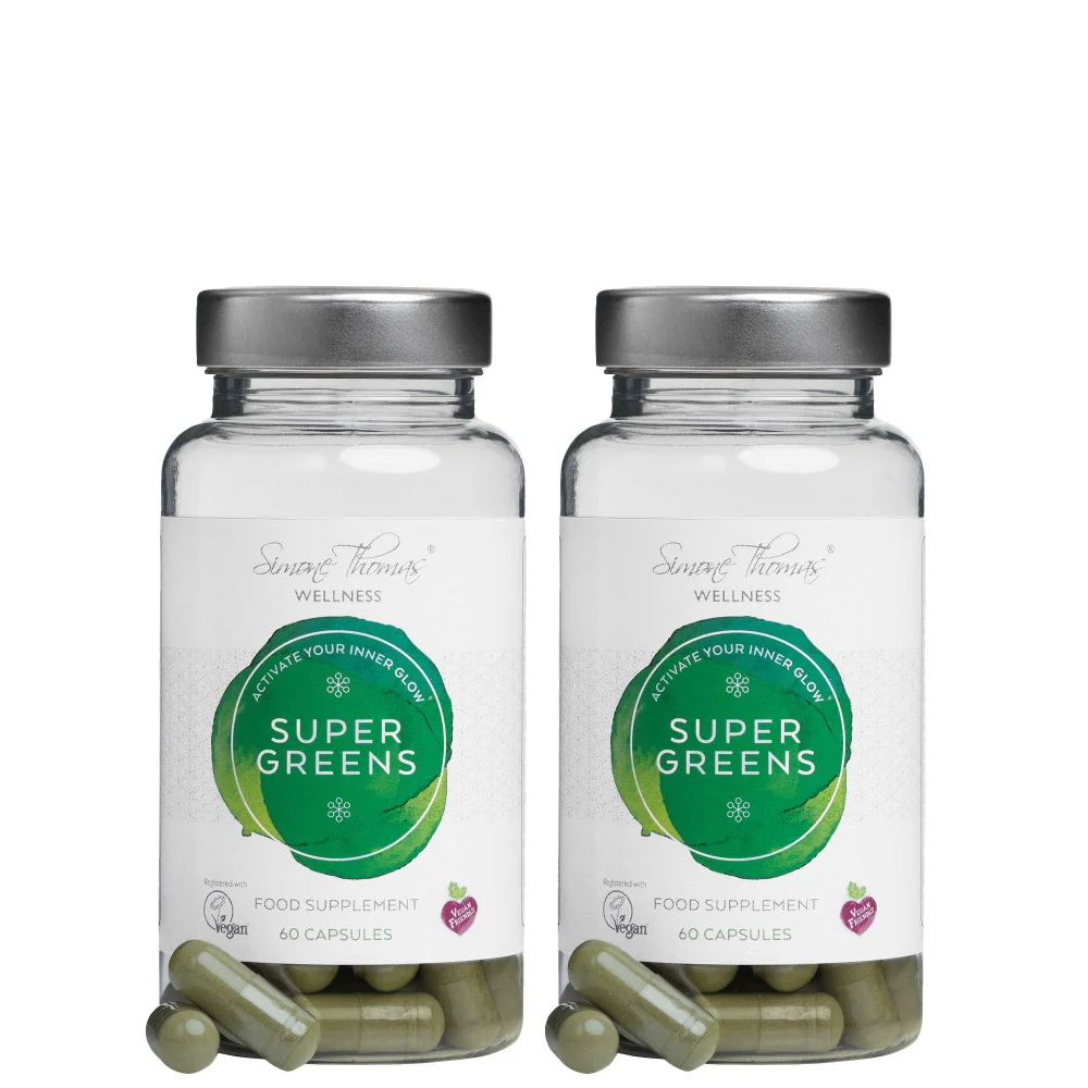 Simone Thomas Wellness Super Greens 2 x 60 Image 1