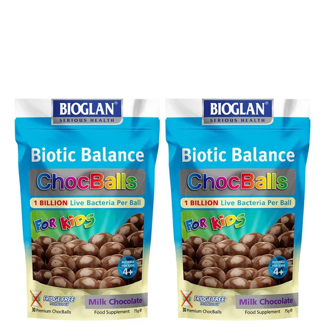 Bioglan Bundles ChocBalls For Kids Milk Chocolate 2 x 30