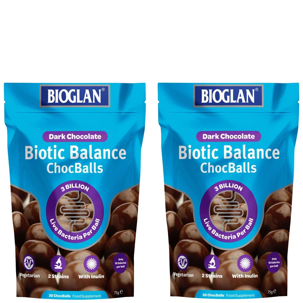 Bioglan Bundles ChocBalls For Adults Dark Chocolate 2 x 30 Image 1