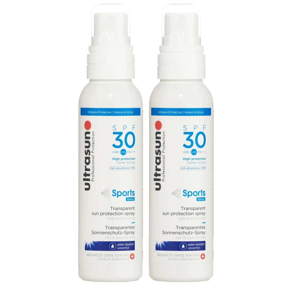 Ultrasun Duo: Sports Formula Spray SPF30 150ml x 2 Image 1