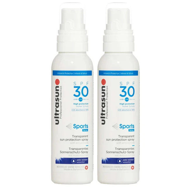 Ultrasun Duo: Sports Formula Spray SPF30 150ml x 2