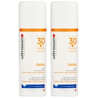 Ultrasun Duo: Sun Protection Family SPF30 150ml x 2