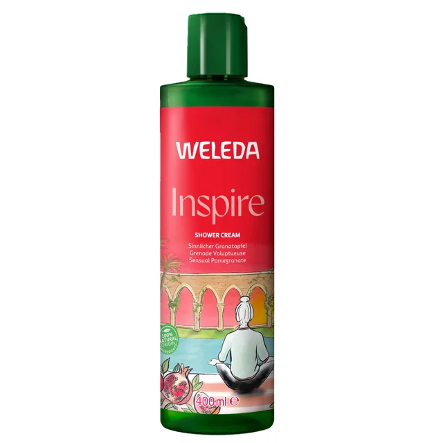 Weleda Body Care Inspire Pomegranate Creamy Body Wash 400ml