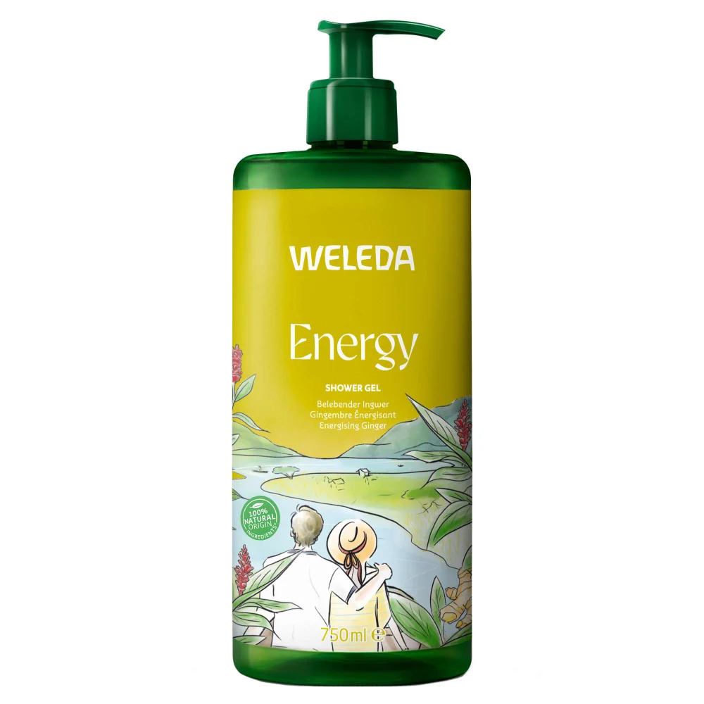 Weleda Body Care Energy Ginger Shower Gel 750ml Image 1