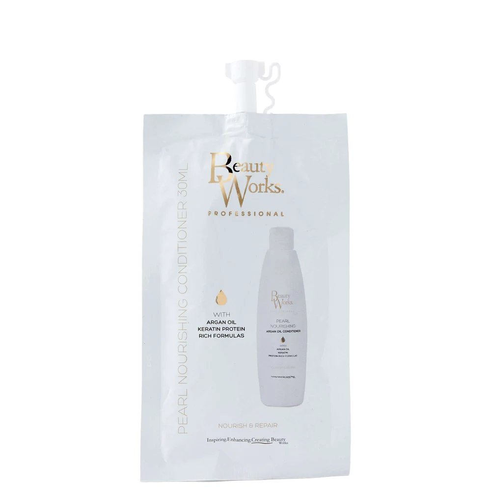 Beauty Works Conditioner Pearl Nourishing Argan Oil Conditioner 30ml Image 1
