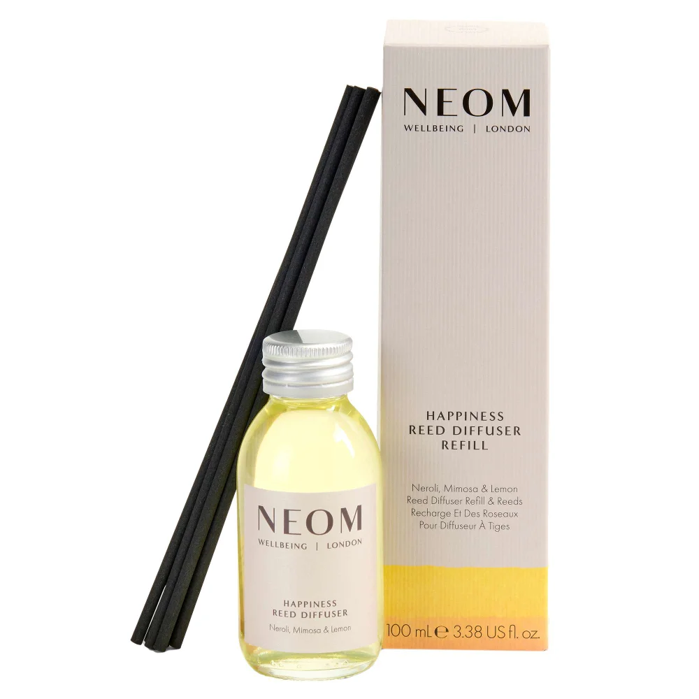 Neom Wellbeing London Scent To Make You Happy Happiness Reed Diffuser Refill 100ml Image 1