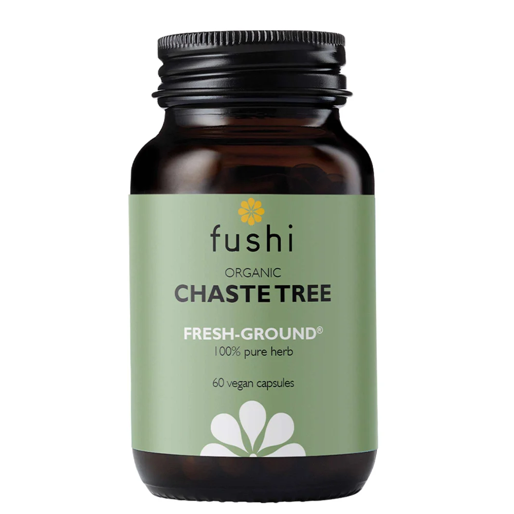 Fushi Single Herb Supplements Organic Chaste Tree x 60 Capsules Image 1