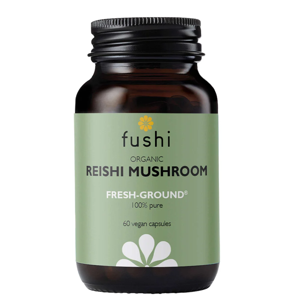 Fushi Single Herb Supplements Organic Reishi Mushroom x 60 Capsules Image 1