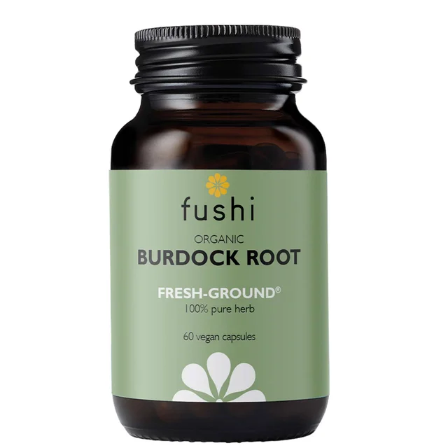 Fushi Single Herb Supplements Organic Burdock Root x 60 Capsules
