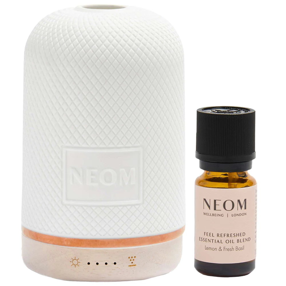 Neom Wellbeing London Duo: Wellbeing Pod & Feel Refreshed Essential Oil Image 1