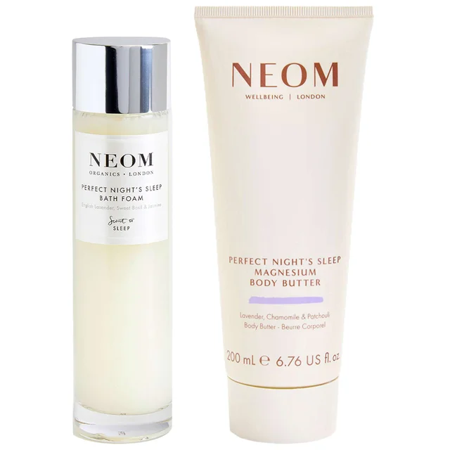 Neom Wellbeing London Bundles Duo: Perfect Night's Bath & Body