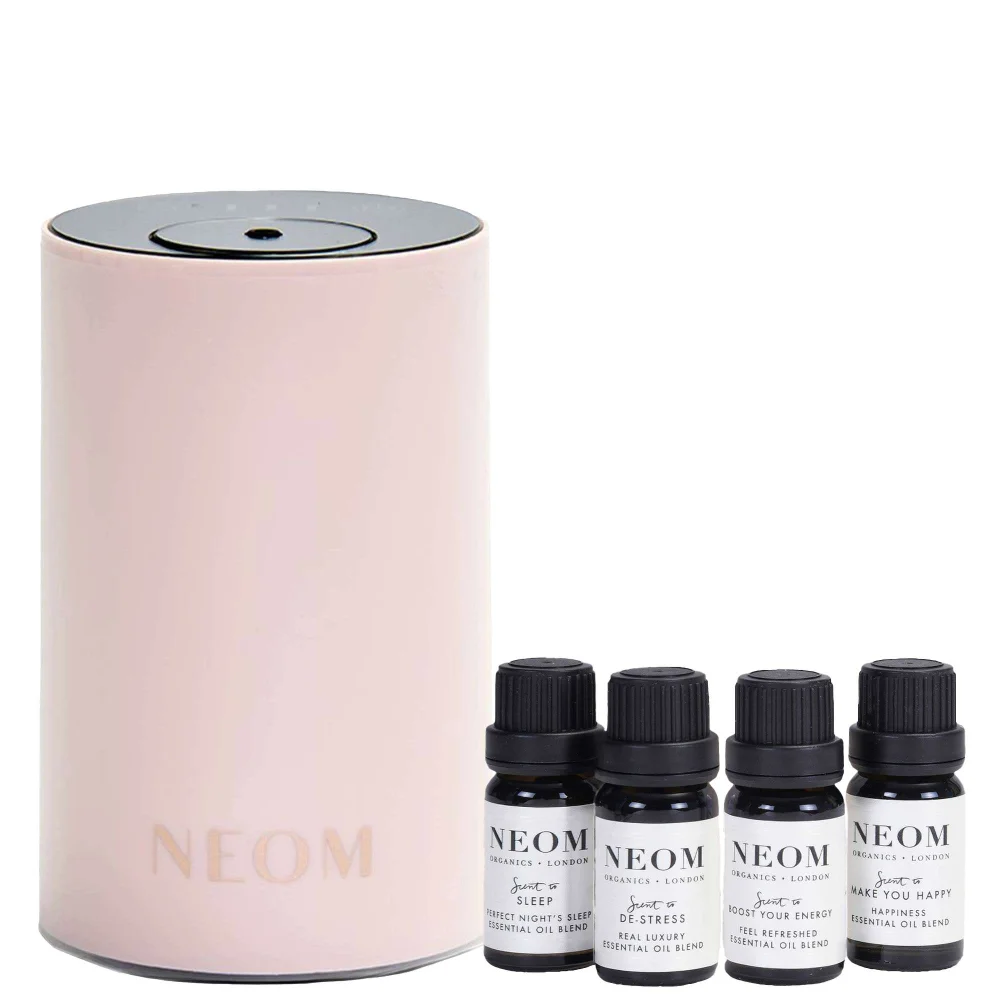 Neom Wellbeing London Duo: Wellbeing Pod Mini Nude & Essential Oil Blends Image 1