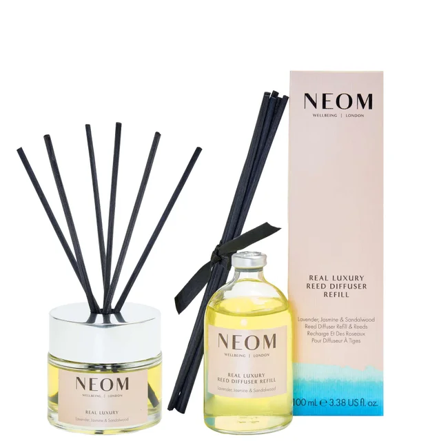 Neom Wellbeing London Duo: Real Luxury Diffuser & Refill