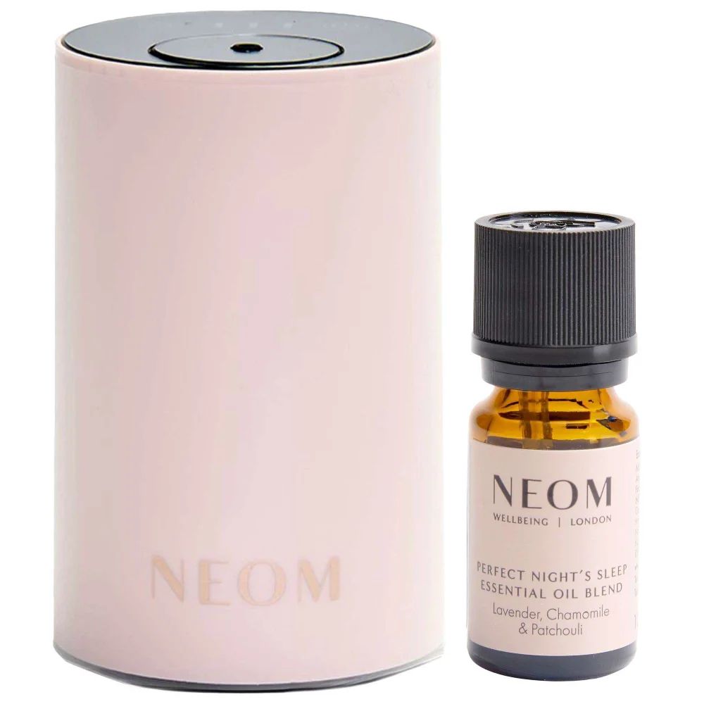 Neom Wellbeing London Duo: Wellbeing Pod Mini Nude & Perfect Night's Sleep Essential Oil Image 1