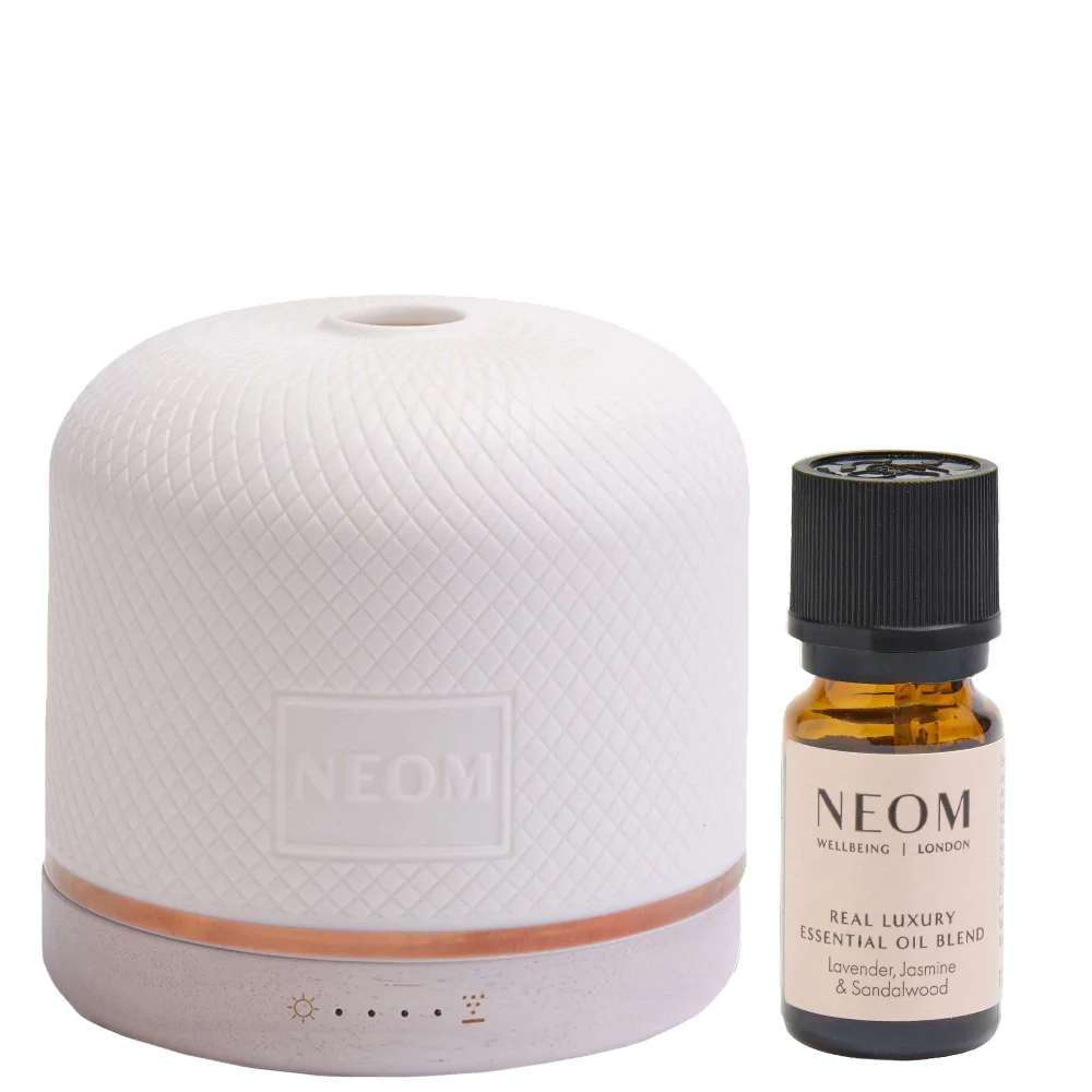 Neom Wellbeing London Duo: Wellbeing Pod Luxe & Perfect Real Luxury Essential Oil Image 1