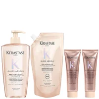 Kérastase Set: Gloss Absolu Refillable Shampoo, Refill Pouch and Conditioners - undefined undefined