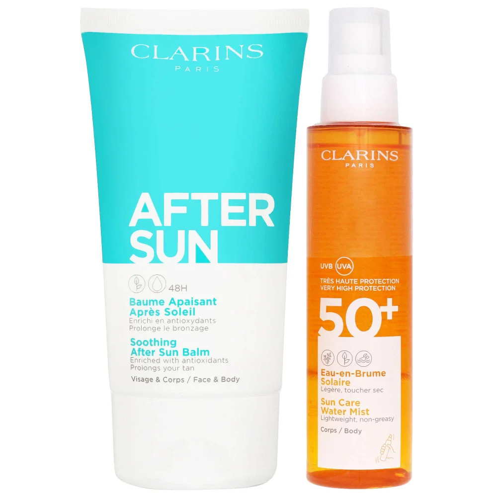 Clarins Duo: After Sun Balm 150ml and Water Mist SPF50 150ml Image 1