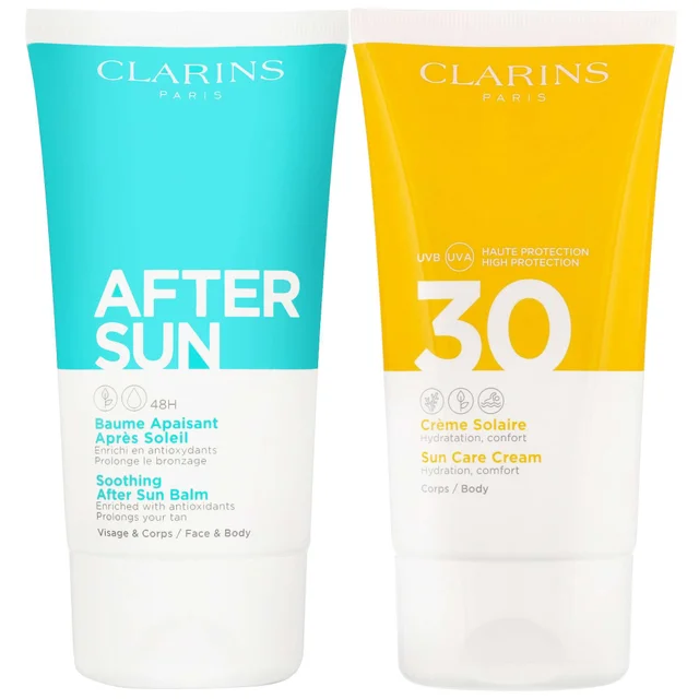 Clarins Duo: After Sun Balm 150ml and Cream SPF30 150ml