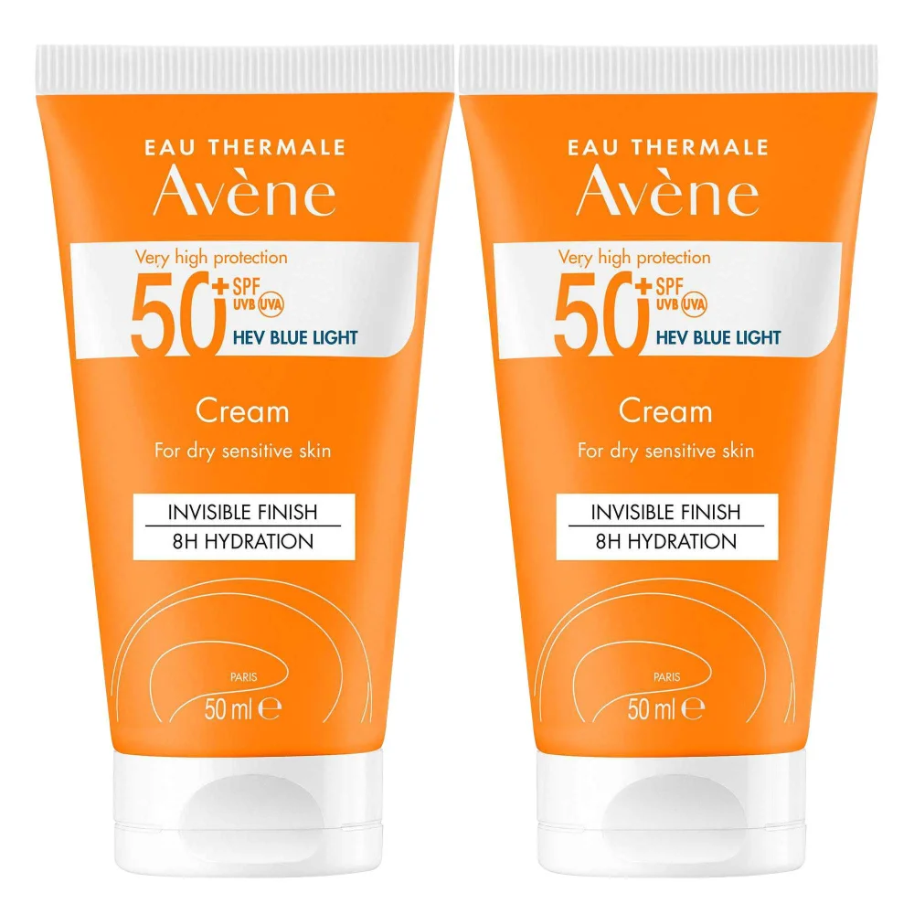 Avène Duo: Very High Protection Sun Cream SPF50+ for Dry Sensitive Skin 50ml Image 1
