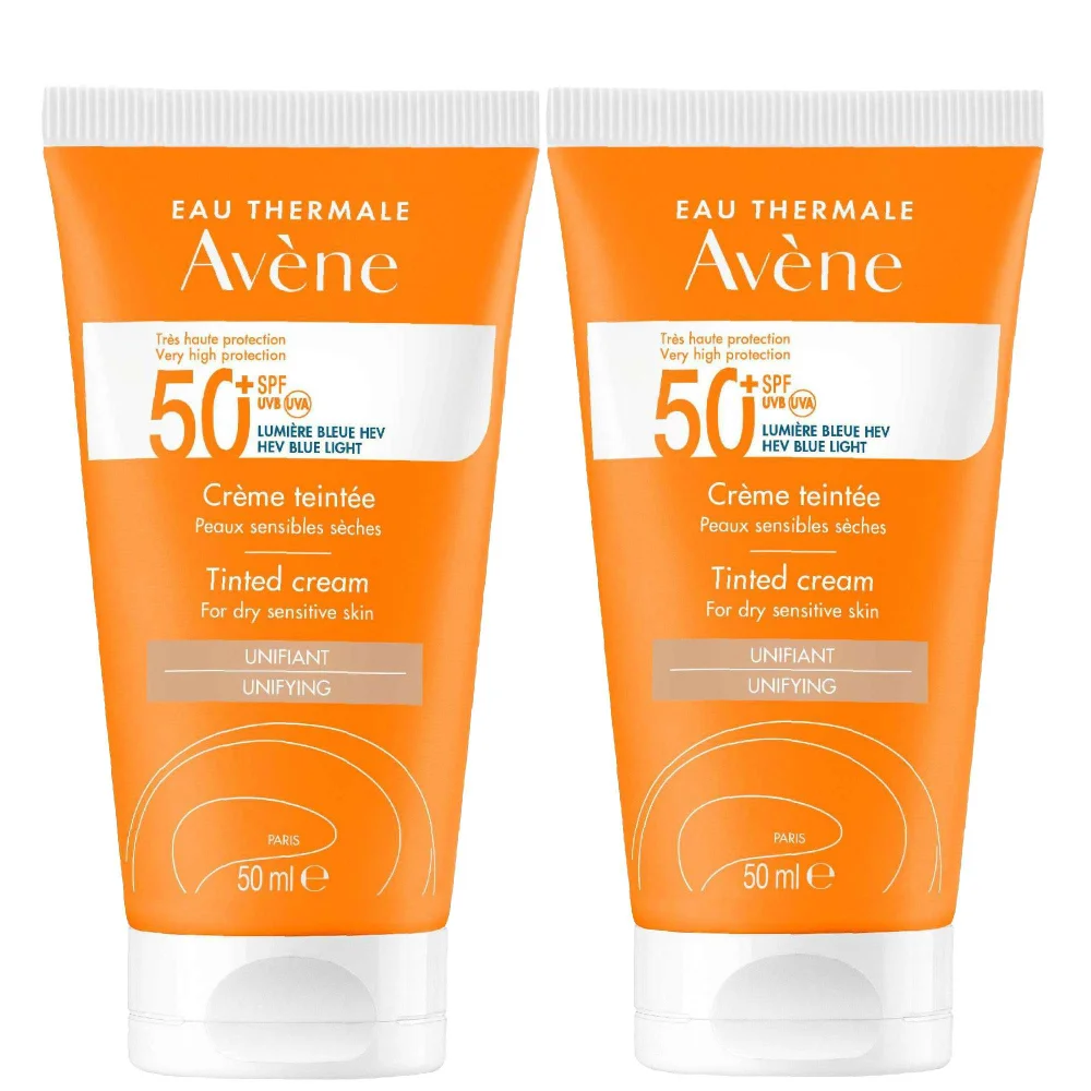 Avène Bundles Duo: Very High Protection Tinted Sun Cream SPF50+ for Dry Sensitive Skin 50ml Image 1