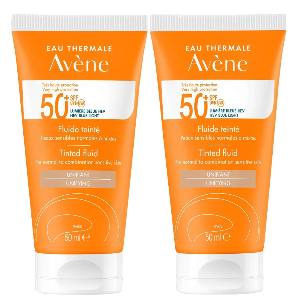Avène Duo: Tinted Fluid SPF50+ 50ml Image 1