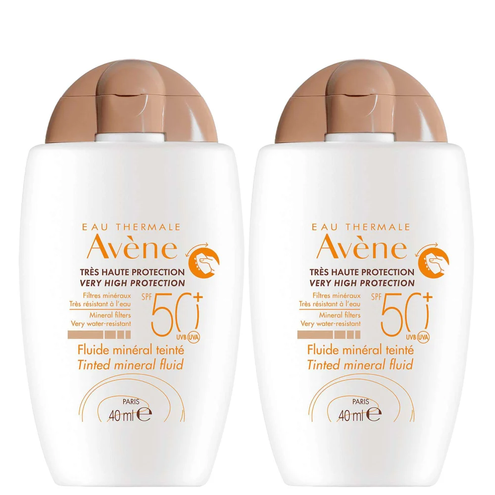 Avène Duo: Tinted Mineral Fluid SPF50+ 40ml Image 1