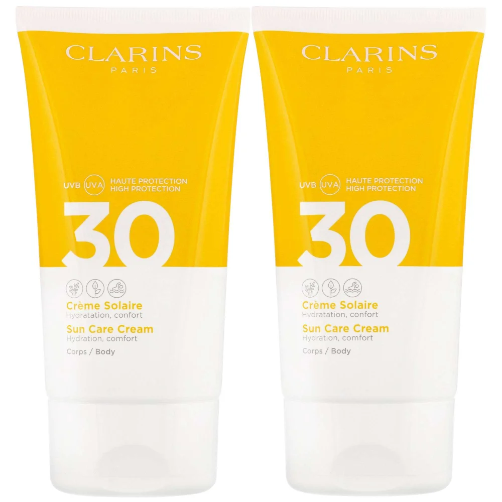Clarins Duo: Sun Care Cream for Body SPF30 150ml Image 1