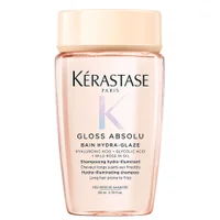 Kérastase Gloss Absolu Shampoo for All Hair Types with Glycolic Acid, Hyaluronic Acid & Wild Rose 80ml - undefined undefined