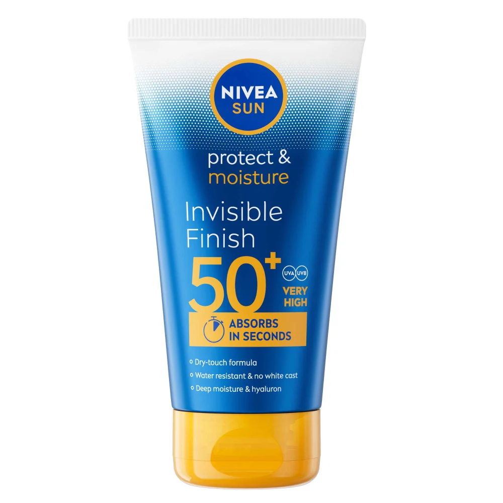 Nivea Protect & Moisture Invisible Finish SPF50+ 150ml Image 1
