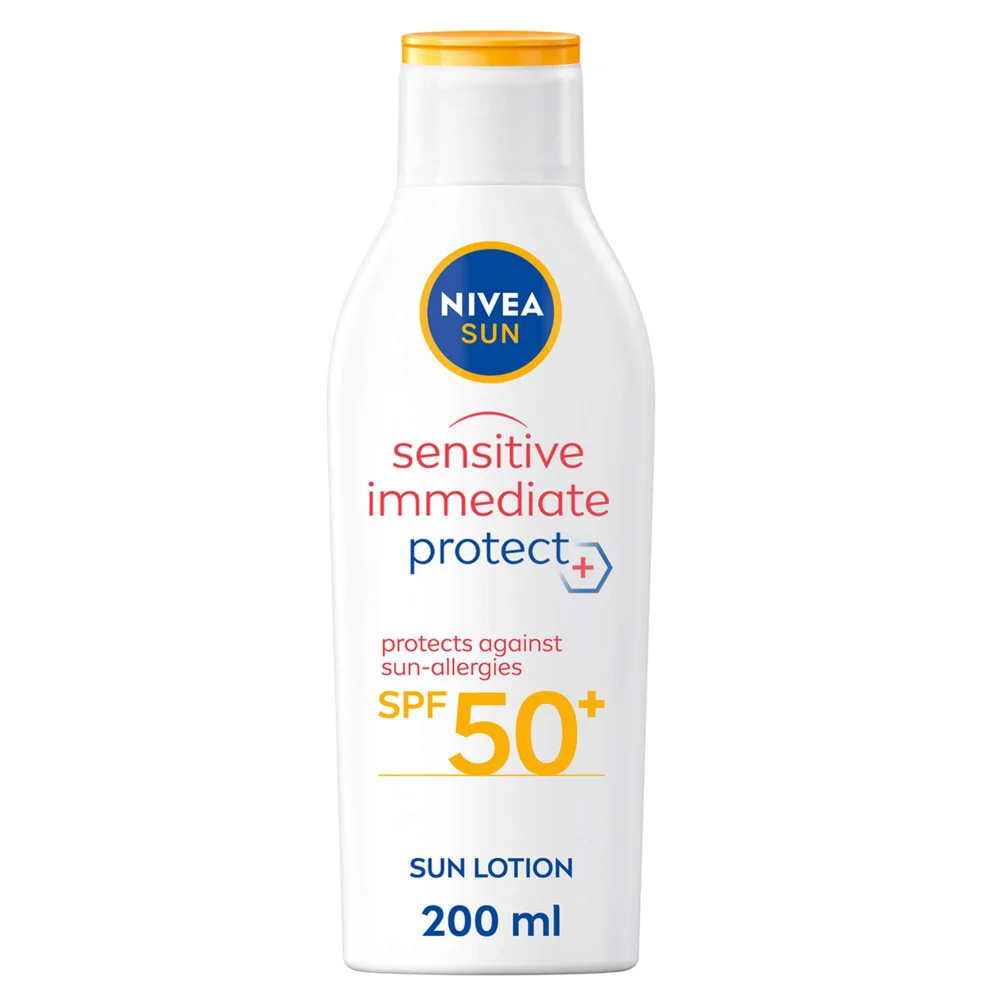Nivea Sun Care Sensitive Allergy Protect Sun Cream Lotion SPF50+ 200ml Image 1