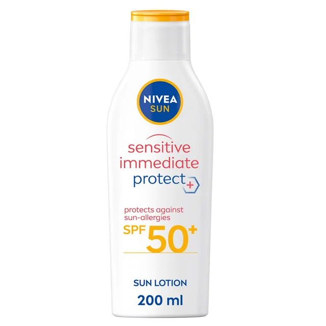 Nivea Sun Care Sensitive Allergy Protect Sun Cream Lotion SPF50+ 200ml