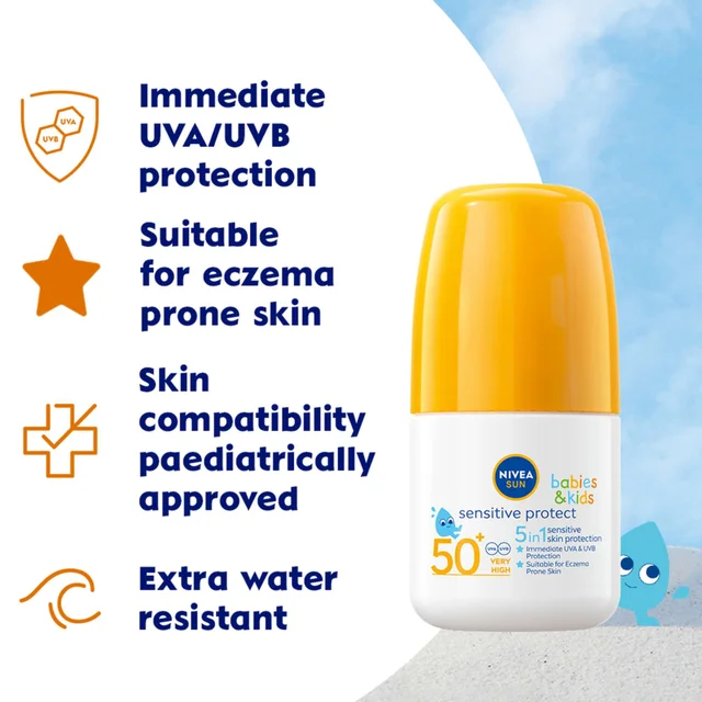 Nivea Sun Babies Sensitive Protect SPF50+ Roll On 50ml