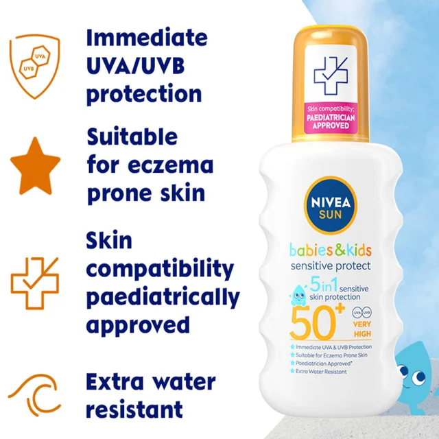Nivea Sun Babies Sensitive Protect SPF50+ Spray 200ml