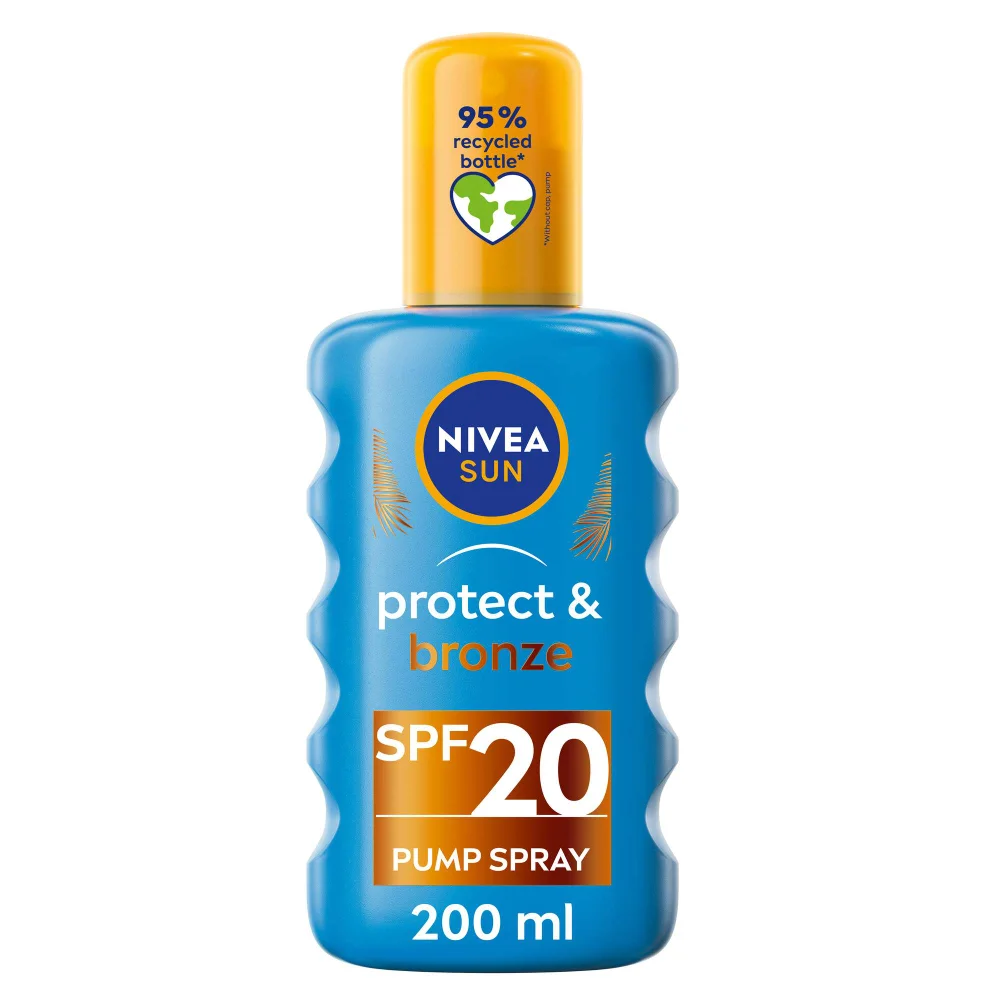 Nivea Sun Care Protect & Bronze SPF20 Spray 200ml Image 1