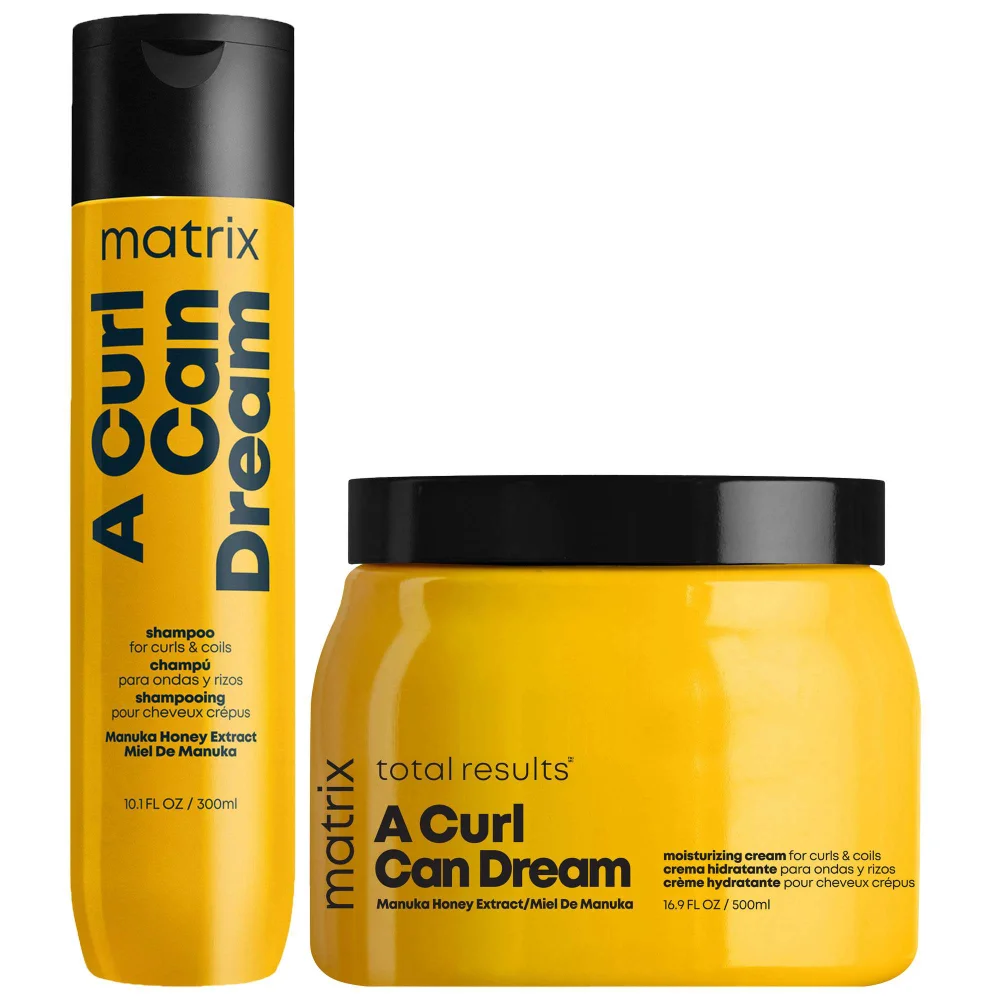Matrix Duo: Total Results A Curl Can Dream Cleansing Shampoo 300ml and Moisturising Cream 500ml Image 1