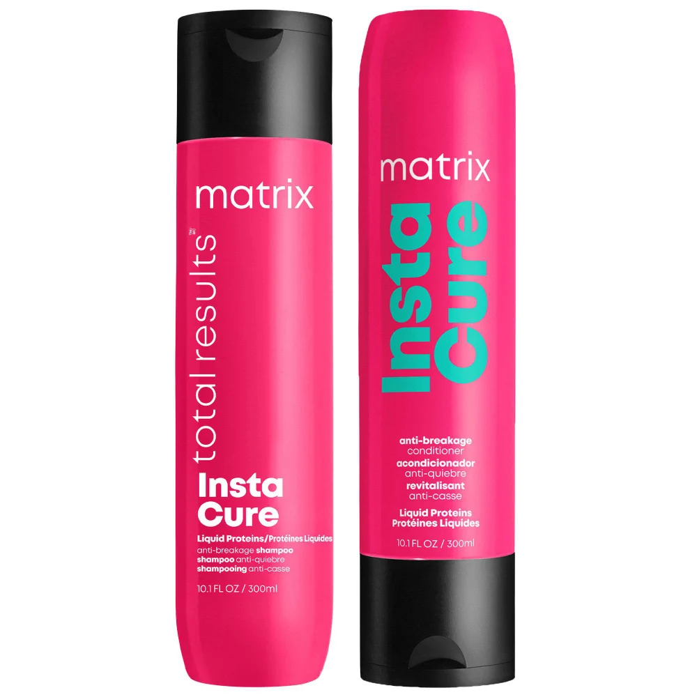 Matrix Duo: Total Results InstaCure Anti-Breakage Shampoo and Conditioner 300ml for Damaged Hair Image 1